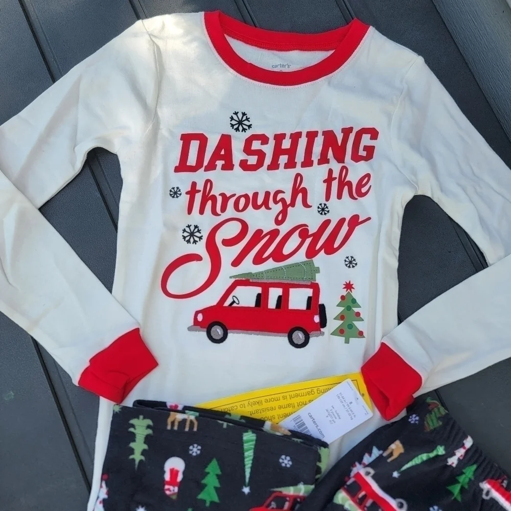2/$20 NWT Carter's Holiday Pajamas 8
